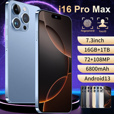 2025 New Mobile Phone I16 Promax 5g Global Universal Smart Island 16+1Tb Android 8.1