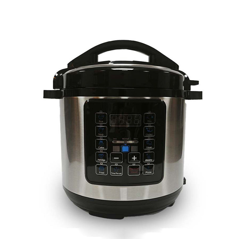 6-Liter Large-Capacity Household Electric Pressure Cooker Smart Soup Cooking Rice Porridge Rice Cooker Non-Stick Pan British and European Regulations