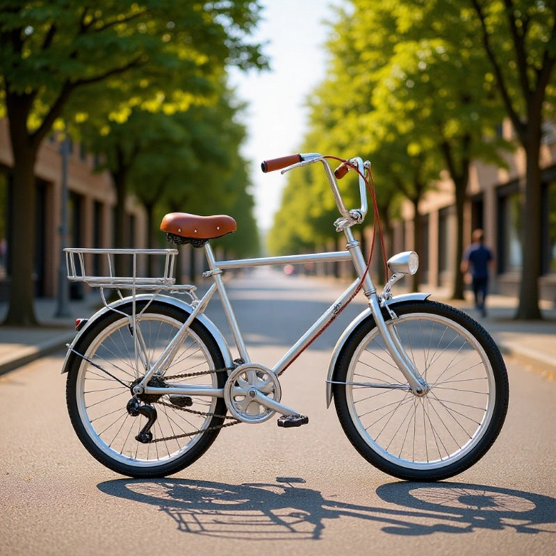 High-Quality Bicycle Rear Seven-Speed Commuter Bike Export Bicycle Transmission Bike Can Be Labeled with Customer Labels Old-Fashioned Retro